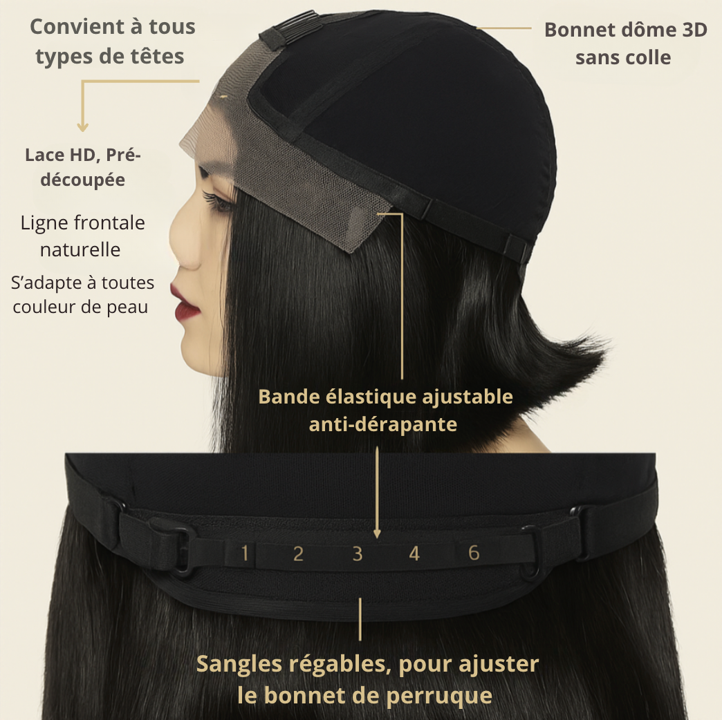 Glueless Premium Body Wave – Facile à installer, ultra naturelle