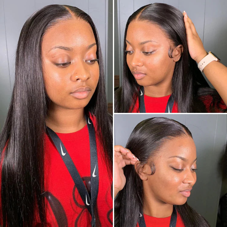 Easy Wear & Go Glueless Wigs Pre Cut HD Lace Closure density 250% Human Hair