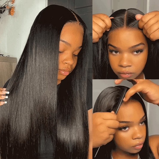 Easy Wear & Go Glueless Wigs Pre Cut 5x5 HD Lace Closure density 250% Human Hair