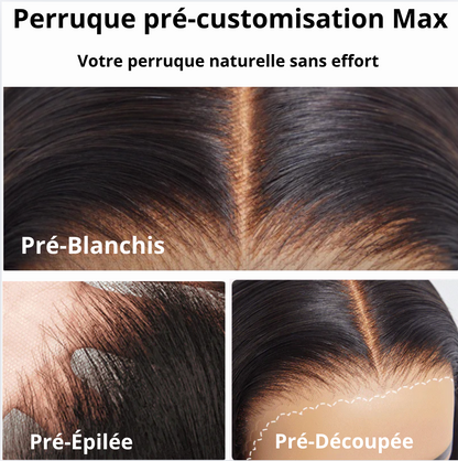 GlueLess Bob carré – Lace HD ultra naturelle