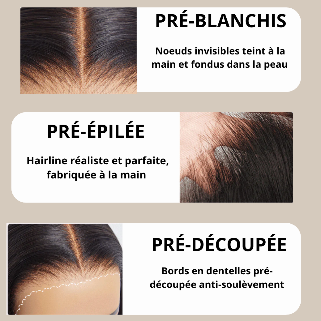 Glueless Premium Body Wave – Facile à installer, ultra naturelle
