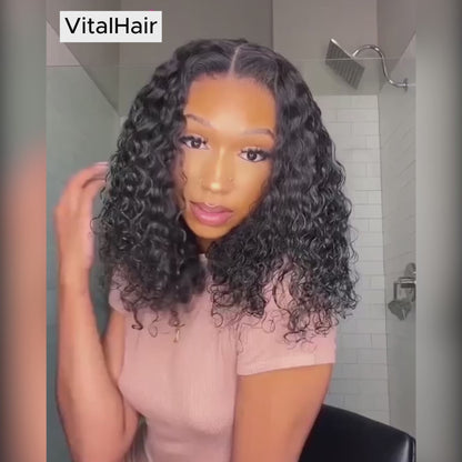 Glueless Bob Curly – Lace HD