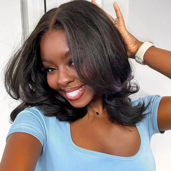 Glueless wig body wave 7x5 pre Cut HD Lace